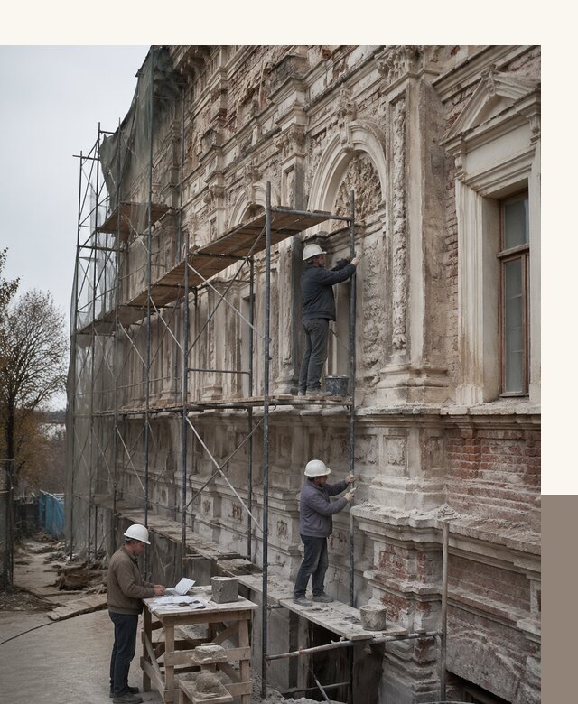 Реставрация объектов культурного наследия под ключ в Мелеузе